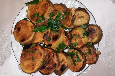 Картофель на костре