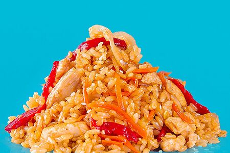 Рис Тяхан с курицей