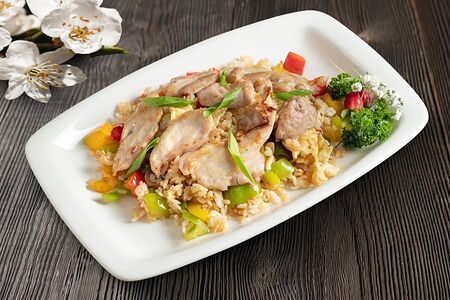 Удон с курицей