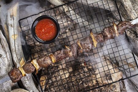 Шашлык из говяжьего сердца