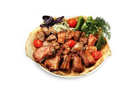 Ассорти шашлыка из свинины