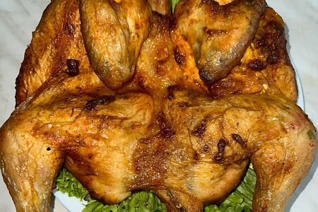 Цыплёнок табака по-домашнему