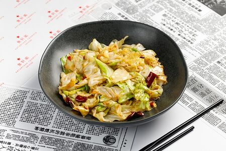 Жареная молодая капуста