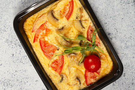 Омлет с грибами