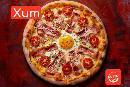 Карбонара пицца 32 см