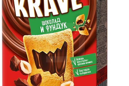 Krave Подушечки Шоколад и фундук к/уп