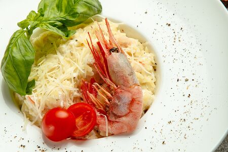 Orzo в сливочном соусе