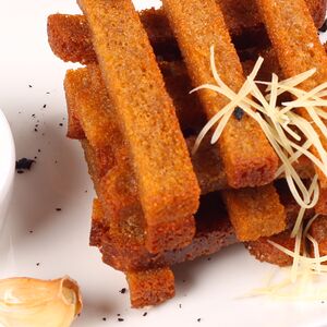 Гренки чесночные