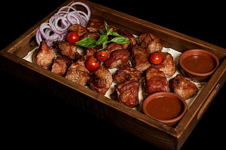 Шашлык из cвинoй шеи