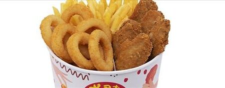 Баскет Классик с луковыми кольцами