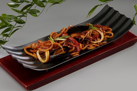 Лапша Удон с морепродуктами