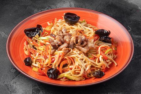 Вок в соусе терияки со свининой