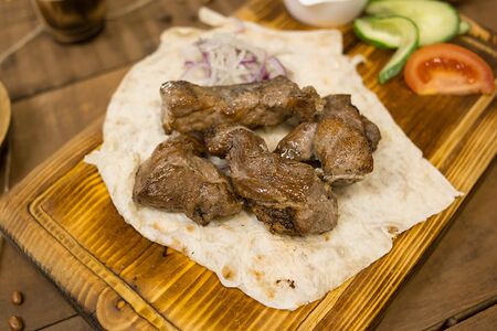 Шашлык из бедра индейки