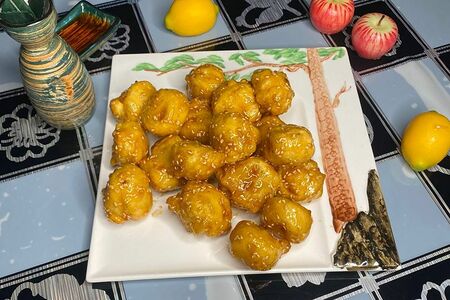 Банан в карамели