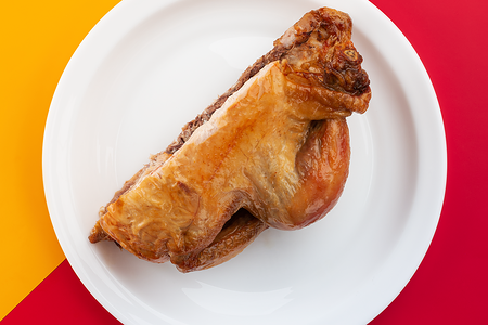 Половина курицы на гриле