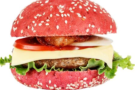 Бургер Чили куриный с беконом