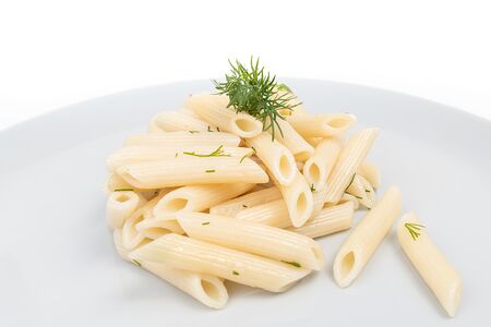 Макароны с зеленью