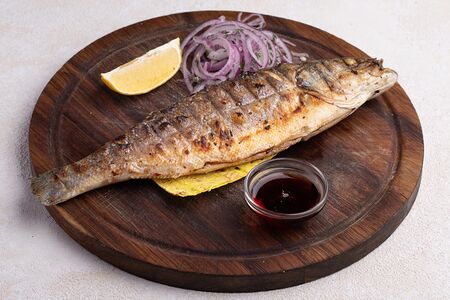 Сибас на углях