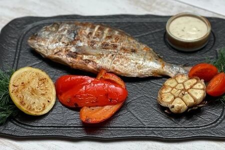 Форель на мангале