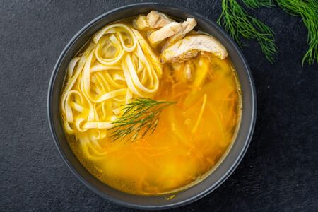Суп-лапша с курицей