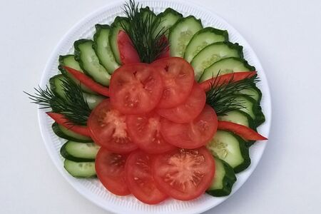 Овощная тарелка