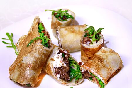 Блины съ ростбифомъ