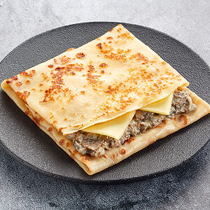 Блин E-mail с грибами и сыром