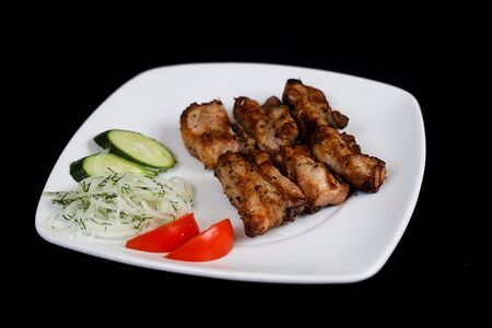 Свиная грудка на кости