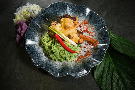 Томленая баранья рулька