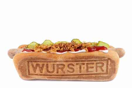 Датский с мюнхенской колбаской