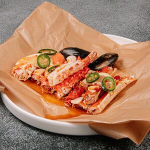 Посылка с Камчатки с тремя видами краба