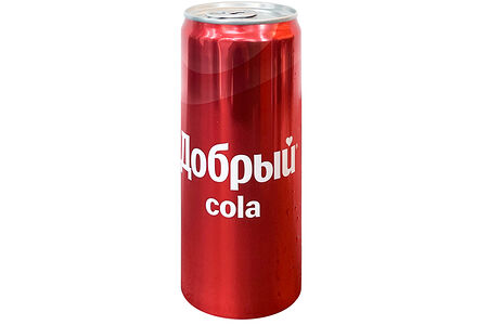 Лимонад Добрый 0,33л Кола