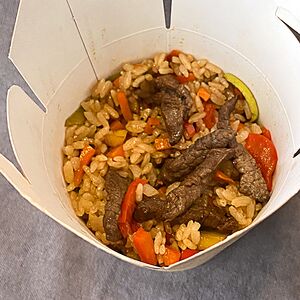 Рис с говядиной