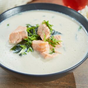 Суп Сливочный с лососем