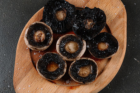 Шампиньоны на гриле