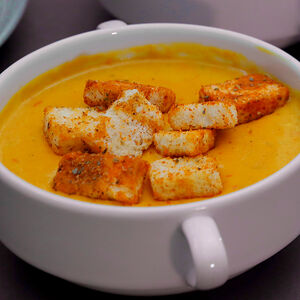 Հավով կարրի կրեմ ապուր