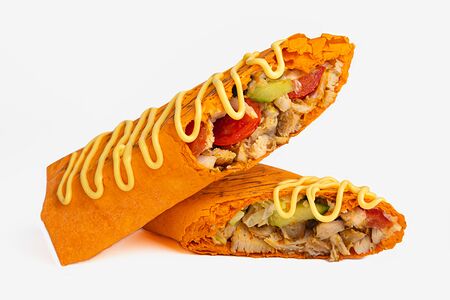 Шаурма сырная с говядиной