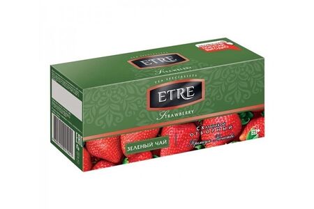 Чай зеленый Etre Strawberry
