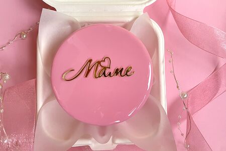 Бенто торт Маме розовый