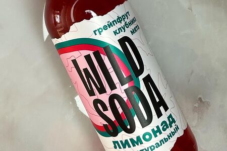 Wild soda грейпфрут, клубника, мята