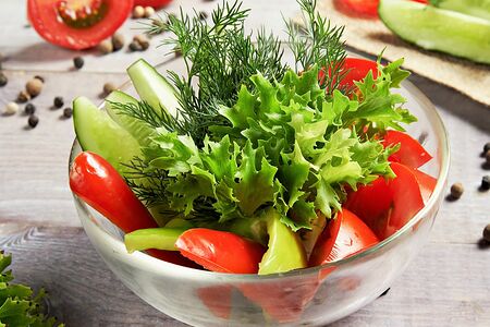 Салат Овощная грядка