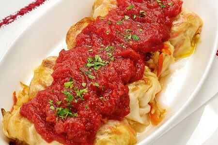 Постные голубцы