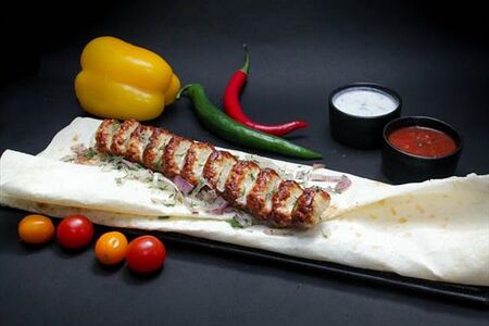 Кебаб в лаваше из свинины