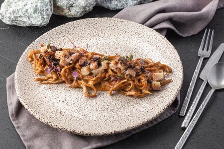 Паста Бородино с сельдью и щучьей икрой