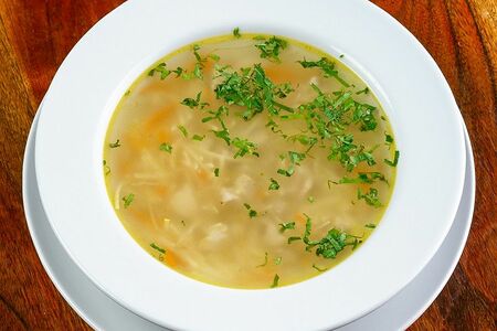 Домашняя лапша с курицей