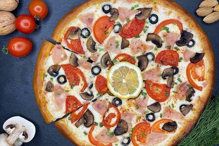 Пицца Ветчина и грибы