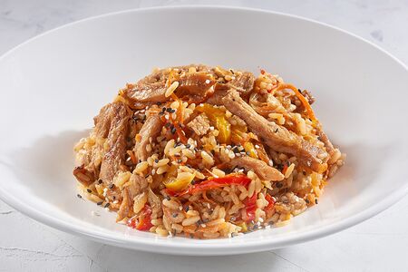 Курица с рисом по-тайски