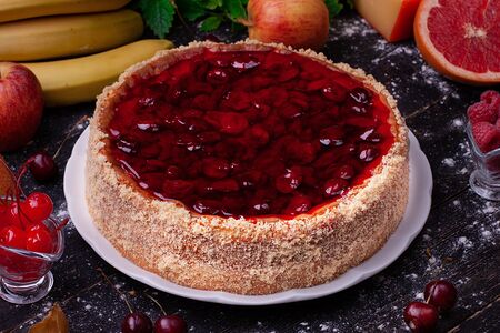 Торт Чизкейк с вишней