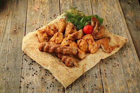 Ассорти шашлыка из курицы