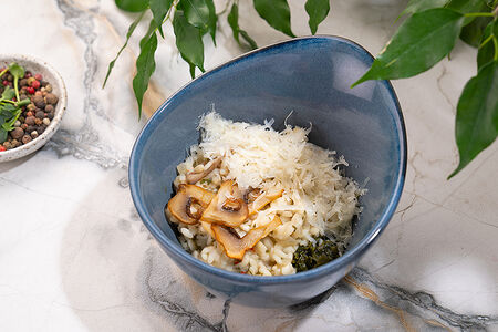 Рис с белыми грибами